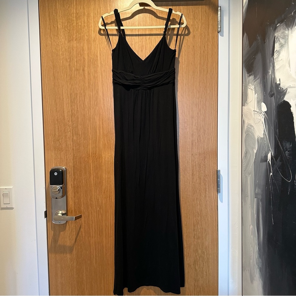 LOFT black maxi dress